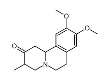 9,10-dimethoxy-1,3,4,6,7,11b-hexahydro-2H-3-methyl-2-oxobenzoquinolizine Structure