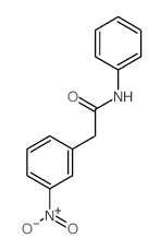 Benzeneacetamide,3-nitro-N-phenyl- structure