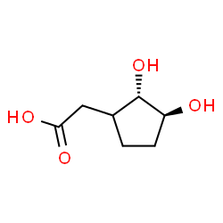 Cyclopentaneacetic acid, 2,3-dihydroxy-, (2R,3R)-rel- (9CI) picture