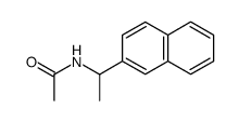 N-(1-NAPHTHALEN-2-YL-ETHYL)-ACETAMIDE结构式