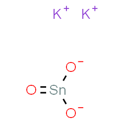 POTASSIUMSTANNATETRIHYDRATE structure