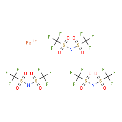 Iron tris(trifluoromethylsulfonyl)imide Structure