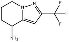 Pyrazolo[1,5-a]pyridin-4-amine, 4,5,6,7-tetrahydro-2-(trifluoromethyl)-结构式