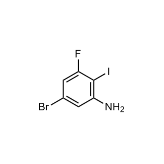 5-Bromo-3-fluoro-2-iodoaniline Structure