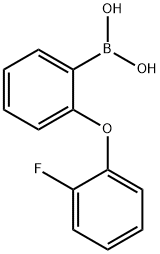 2-(2-Fluorophenoxy)phenylboronic acid structure