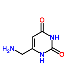 6-(氨基甲基)嘧啶-2,4(1H,3H)-二酮结构式