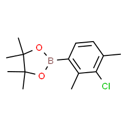 3-Chloro-2,4-dimethylphenylboronic acid pinacol ester结构式