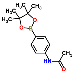 4'-(4,4,5,5-TETRAMETHYL-1,3,2-DIOXABOROLAN-2-YL)ACETANILIDE Structure