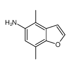 5-Benzofuranamine,4,7-dimethyl-结构式