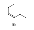 3-Bromo-3-hexene结构式