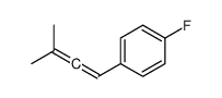 Benzene, 1-fluoro-4-(3-methyl-1,2-butadienyl)- (9CI)结构式