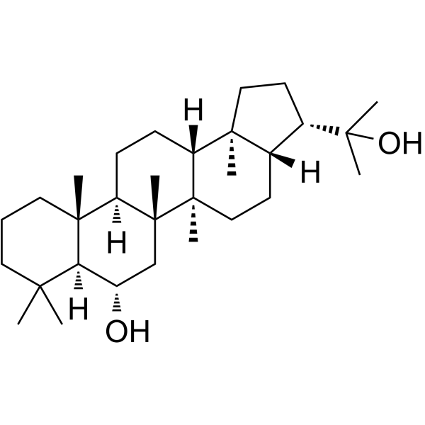 (6α)-Hopane-6,22-diol structure