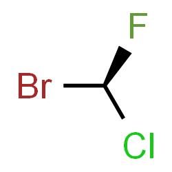 BROMOCHLOROFLUOROMETHANE结构式