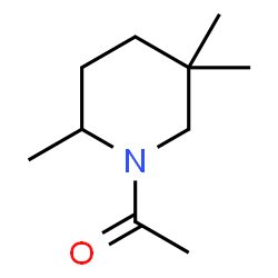 Piperidine, 1-acetyl-2,5,5-trimethyl- (9CI) Structure