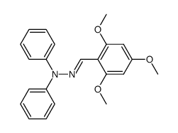 2.4.6-Trimethoxy-benzaldehyd-diphenylhydrazon Structure