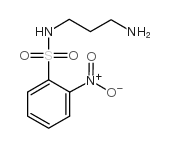N-(3-aminopropyl)-2-nitrobenzenesulfonamide Structure