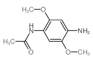 Acetamide, N-(4-amino-2,5-dimethoxyphenyl)-结构式
