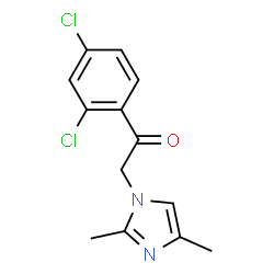 Ethanone,1-(2,4-dichlorophenyl)-2-(2,4-dimethyl-1H-imidazol-1-yl)-结构式
