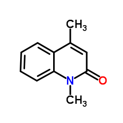 1,4-Dimethyl-2(1H)-quinolinone structure