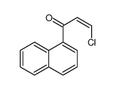 1-Naphtyl(2-chlorovinyl) ketone结构式