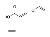 chloroethene,ethene,prop-2-enoic acid结构式