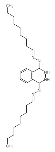 Nonanal,1,4-phthalazinediyldihydrazone (8CI) Structure