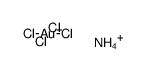 四氯金酸铵结构式