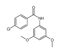 4-Chloro-N-(3,5-dimethoxyphenyl)benzamide结构式