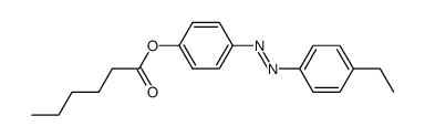 p-Ethyl-p'-pentyloxycarbonyl-azobenzol Structure