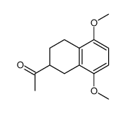 1-(5,8-dimethoxy-1,2,3,4-tetrahydronaphthalen-2-yl)ethanone Structure