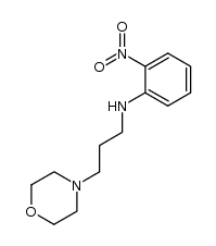 N-(3-MORPHOLINOPROPYL)-2-NITROANILINE结构式