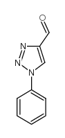 1-苯基-1H-1,2,3-噻唑-4-甲醛结构式