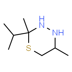 2H-1,3,4-Thiadiazine,tetrahydro-2,5-dimethyl-2-(1-methylethyl)-(9CI) structure