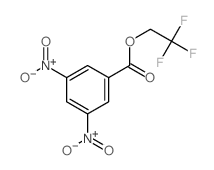 Ethanol,2,2,2-trifluoro-, 1-(3,5-dinitrobenzoate)结构式