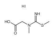 N-Carboxymethyl-N-methyl-S-methylisothiuronium-jodid结构式