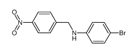 4-bromo-N-(4-nitrobenzyl)aniline结构式