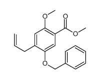 Methyl 4-allyl-5-(benzyloxy)-2-Methoxybenzoate结构式