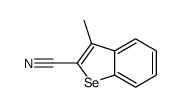 3-methyl-1-benzoselenophene-2-carbonitrile Structure