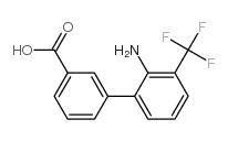 5'-FLUORO-2'-METHOXY-[1,1'-BIPHENYL]-3-CARBOXYLIC ACID结构式
