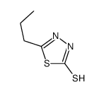 5-propyl-3H-1,3,4-thiadiazole-2-thione结构式