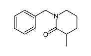 1-benzyl-3-methylpiperidin-2-one结构式
