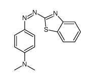 4-(1,3-benzothiazol-2-yldiazenyl)-N,N-dimethylaniline Structure