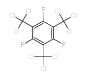 1,3,5-trifluoro-2,4,6-tris(trichloromethyl)benzene Structure