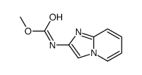 methyl N-imidazo[1,2-a]pyridin-2-ylcarbamate结构式