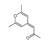 1-(2,6-dimethylpyran-4-ylidene)propan-2-one Structure