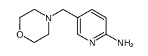 5-(morpholin-4-ylmethyl)pyridin-2-amine Structure