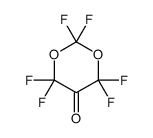 2,2,4,4,6,6-hexafluoro-1,3-dioxan-5-one Structure