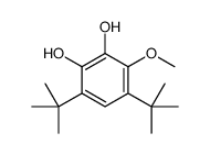 4,6-Di-tert-butyl-3-methoxycatechol Structure