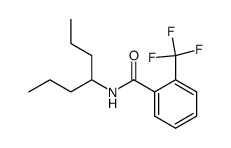 N-o-Trifluormethylbenzoyl-4-heptylamin结构式
