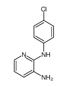 N2-(4-chlorophenyl)pyridine-2,3-diamine Structure